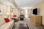 Living area of family suite