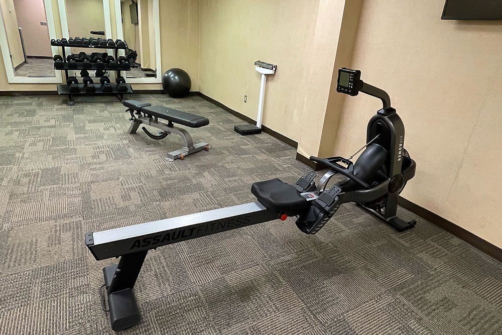 Fitness Center rowing machine